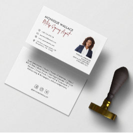 Minimale grafische professionele fotoservices visitekaartje