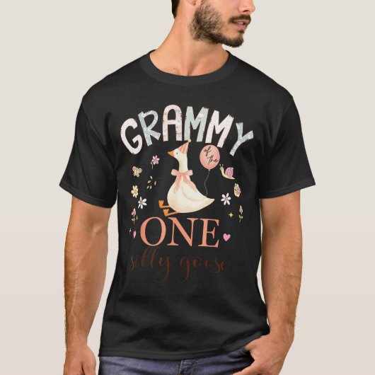 Minimale Grammy One Silly Goose 1st T-shirt (Voorkant)