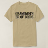 Minimale grappige grootmoeder van Bride T-shirt (Design voorkant)