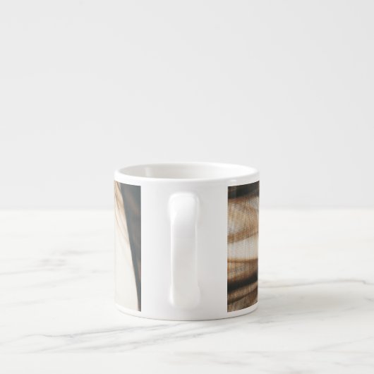 Minimale Grasschirt Espresso Kop (Achterkant)