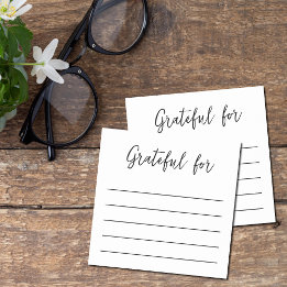 Minimale Gratitude Post-it Opmerking Post-it® Notes