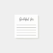 Minimale Gratitude Post-it Opmerking Post-it® Notes (Voorkant)