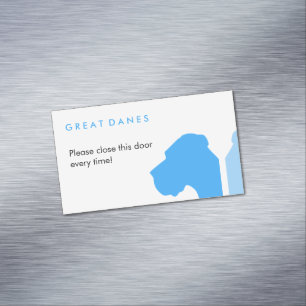 Minimale Great Dane ID-serie Magnetisch Visitekaartje