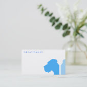 Minimale Great Dane ID-serie Visitekaartje (Staand voorkant)