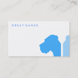 Minimale Great Dane ID-serie Visitekaartje