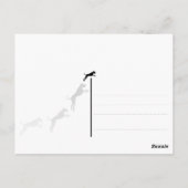 Minimale Great Dane-portret Briefkaart (Achterkant)