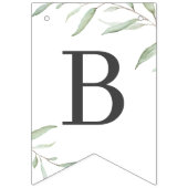 Minimale Greenery Bride om bijtend Vrijgezellenfee Vlaggetjes (Derde vlag)