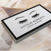 Minimale grens: artist Lashes Brows Salon Visitekaartje