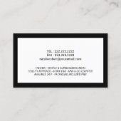 Minimale grens van de notaris Public Loan Signing Visitekaartje (Achterkant)