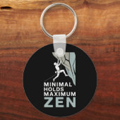 Minimale grepen Maximale zen rotsklimmen Sleutelhanger (Voorkant)