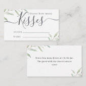 Minimale grienery veronderstelt hoeveel kissenspel informatiekaartje (Voorkant / Achterkant)