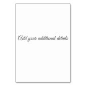 Minimale grijs We hebben verplaatst Voeg naam en a Kaart (Achterkant)