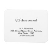 Minimale grijs We hebben verplaatst Voeg naam en a Magneet (Horizontaal)