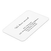 Minimale grijs We hebben verplaatst Voeg naam en a Magneet (Linkerzijde)