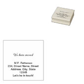 Minimale grijs We hebben verplaatst Voeg naam en a Rubberstempel (Gestempeld)