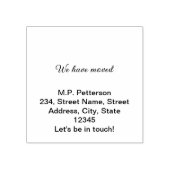 Minimale grijs We hebben verplaatst Voeg naam en a Rubberstempel (Afrduk)