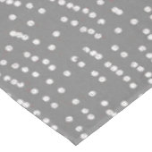 Minimale grijze bruine cirkels tafelkleed (Gekanteld)