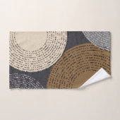 Minimale grijze kralen bad handdoek (Handdoek)