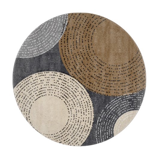 Minimale grijze kralen snijplank (Voorkant)