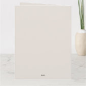 Minimale Grijze Liefde Romantische Glossy Valentij Kaart (Achterkant)