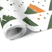 Minimale, groene berg cadeaupapier (Rol Hoek)