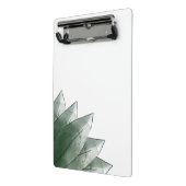 Minimale groene bladeren mini klembord (Angled2)