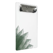 Minimale groene bladeren mini klembord (Schuin)
