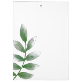 Minimale Groene Botanische Klembord (Achterkant)
