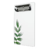 Minimale groene botanische mini klembord (Angled2)
