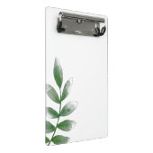 Minimale groene botanische mini klembord (Schuin)