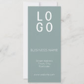 MINIMALE GROENE BUSINESS LOGO LOYALITEIT BELONING (Voorkant)