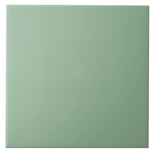 Minimale groene effen kleur tegeltje (Voorkant)