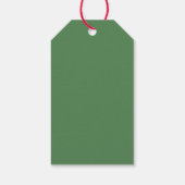 Minimale groene eucalyptusbruiloft Dank u Cadeaulabel (Achterkant)