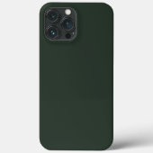 Minimale, groene, stevige, eenvoudige kleur Case-Mate iPhone case (Achterkant)
