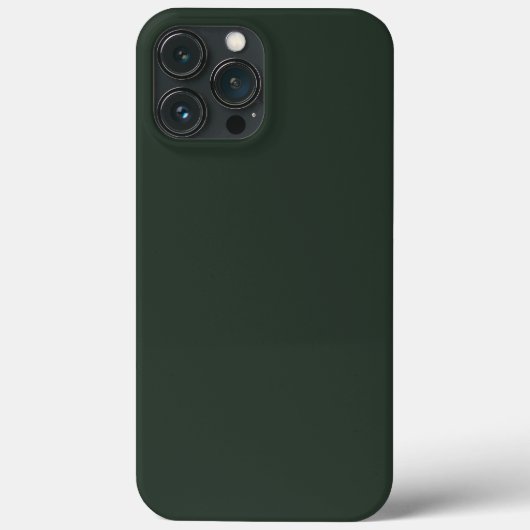 Minimale, groene, stevige, eenvoudige kleur Case-Mate iPhone case (Achterkant)
