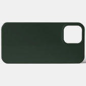Minimale, groene, stevige, eenvoudige kleur Case-Mate iPhone case (Achterkant (horizontaal))
