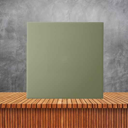 Minimale groene, vaste kleuren keramische Tegel Tegeltje