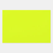 Minimale, groene vaste, moderne chartreuse inpakpapier vel (Voorkant)