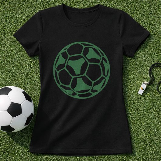 Minimale Groene Voetbal T-shirt