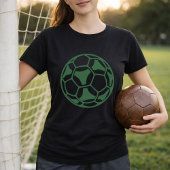 Minimale Groene Voetbal T-shirt