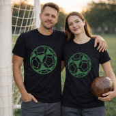 Minimale Groene Voetbal T-shirt