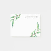 Minimale groene Waterverf op wit Post-it® Notes (Voorkant)