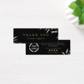 Minimale groene zakelijke logo dank u invoeging mini visitekaartjes (Bureau)