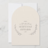 Minimale Groomsman Proposal Kaart met foto (Achterkant)