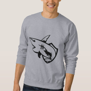 Minimale haargrafische heren sweatshirt