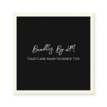 Minimale Haarstylist Wig Bundle Maintenance Card