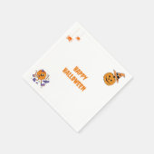 Minimale Halloween Party Pumpkin Servet (Hoek)