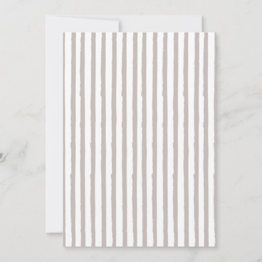 Minimale Hand Getrokken bruiloft Uitnodiging (Achterkant)