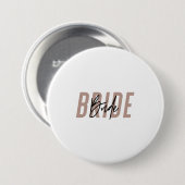 Minimale handgeschakelde bride Button | Roze (Voorkant /achterkant)