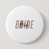 Minimale handgeschakelde bride Button | Roze (Voorkant)